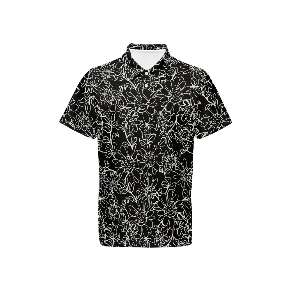 Flower Power Men’s Short-Sleeve Polo