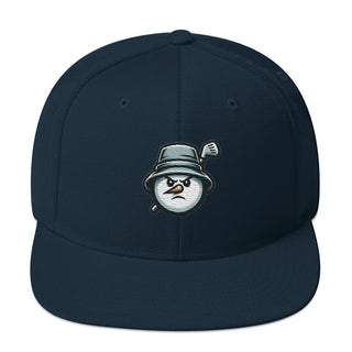 Snowman Snapback Cap