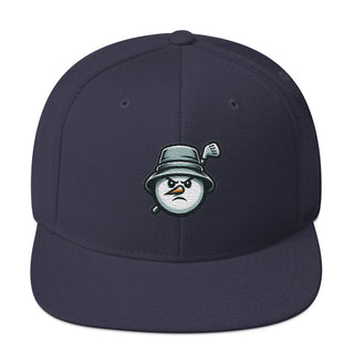Snowman Snapback Cap