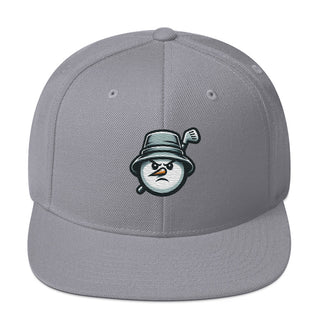 Snowman Snapback Cap